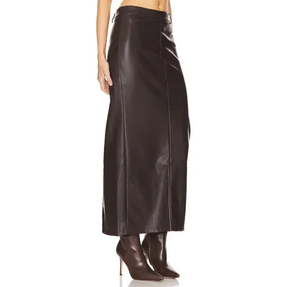 All The Ways Kayla Faux Leather Skirt Size S - Picture 9 of 10